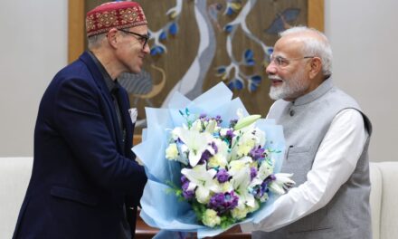 CM Omar Abdullah meets PM Narendra Modi in Delhi