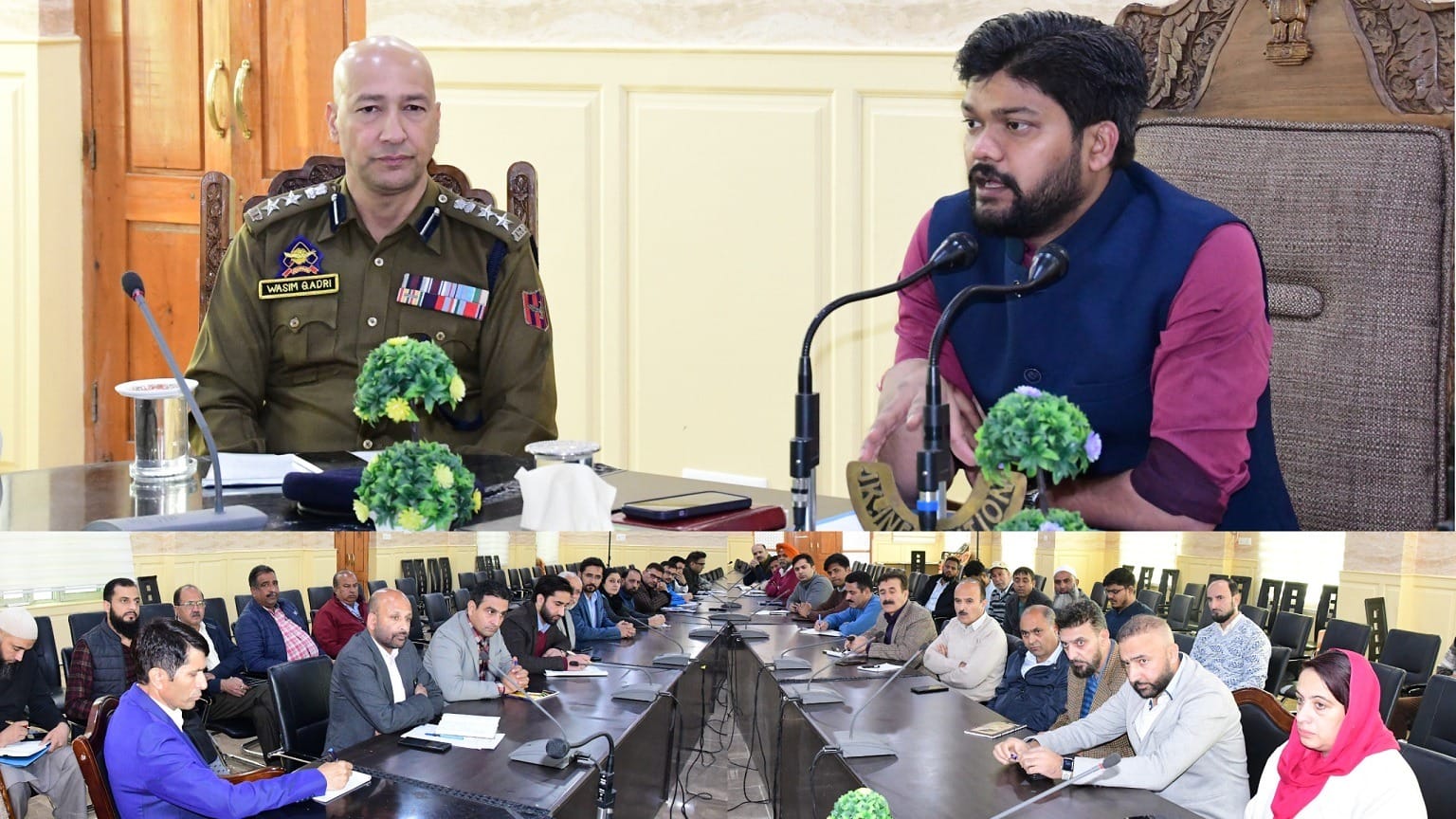 DC Ganderbal reviews Security Scenario in District