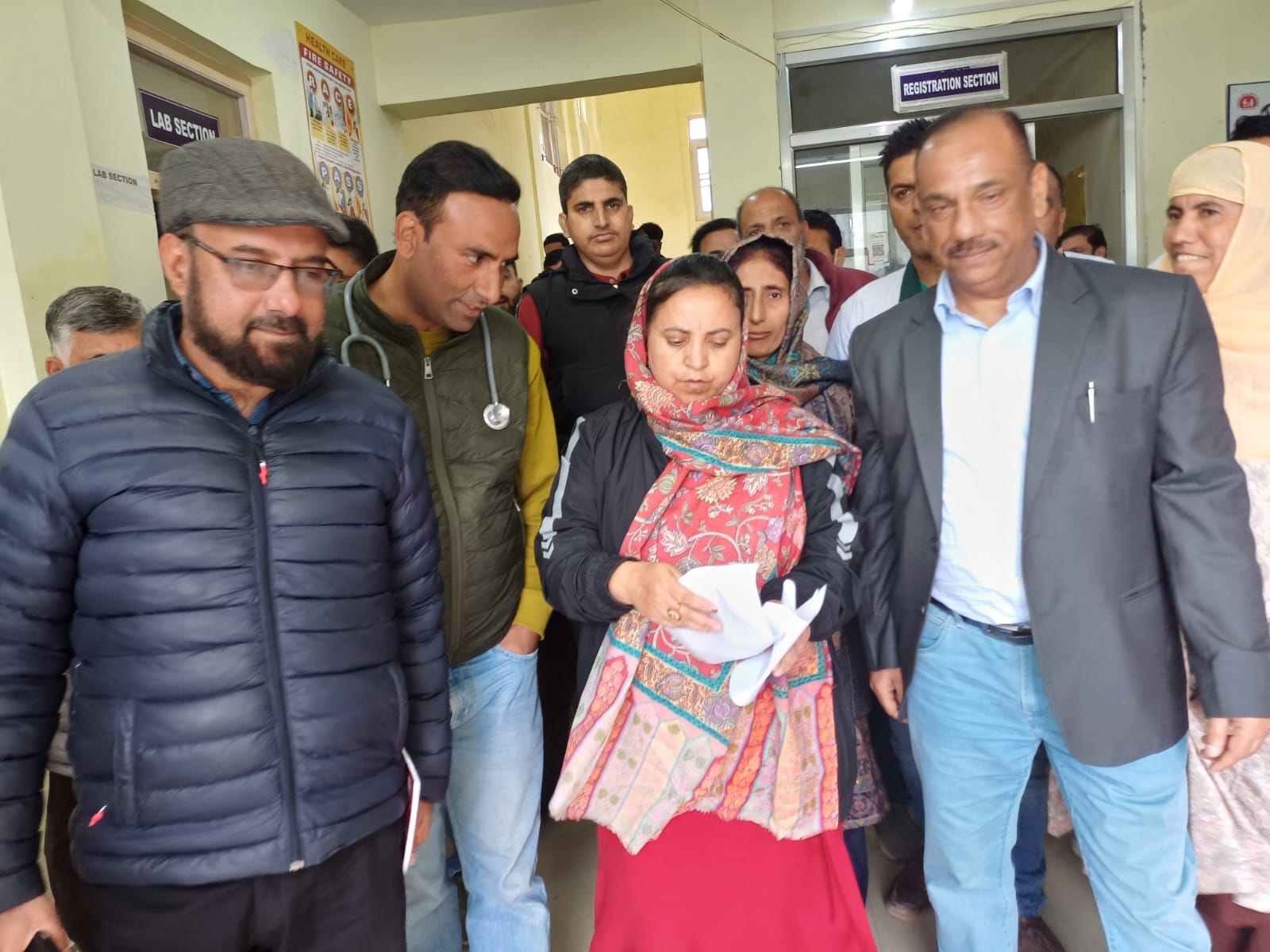 Sakeena Masood visits Gurez, reviews developmental scenario