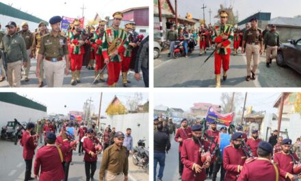 Ganderbal Police organised cultural programmes and band show at DPL Ganderbal.