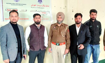 Secretary, District Legal Services Authority, Ganderbal, Conducts Surprise Visit to Subsidiary Jail Dignibal Ganderbal