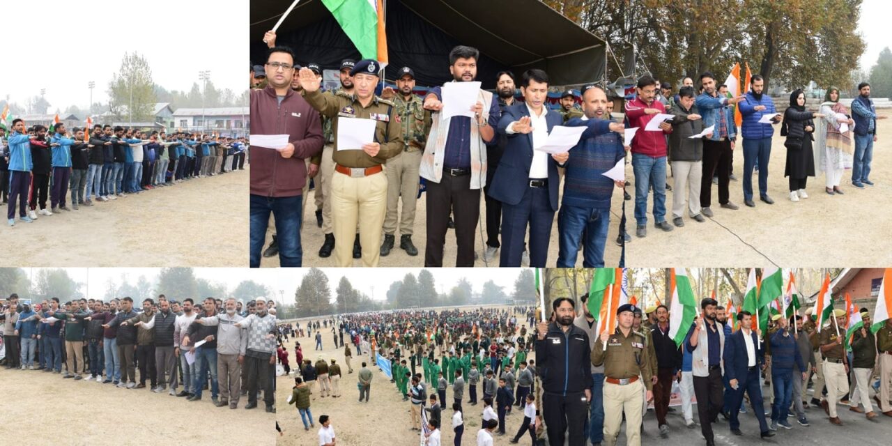 Distt. Admin Ganderbal organizes ‘Run for Unity’ to commemorate National Unity Day