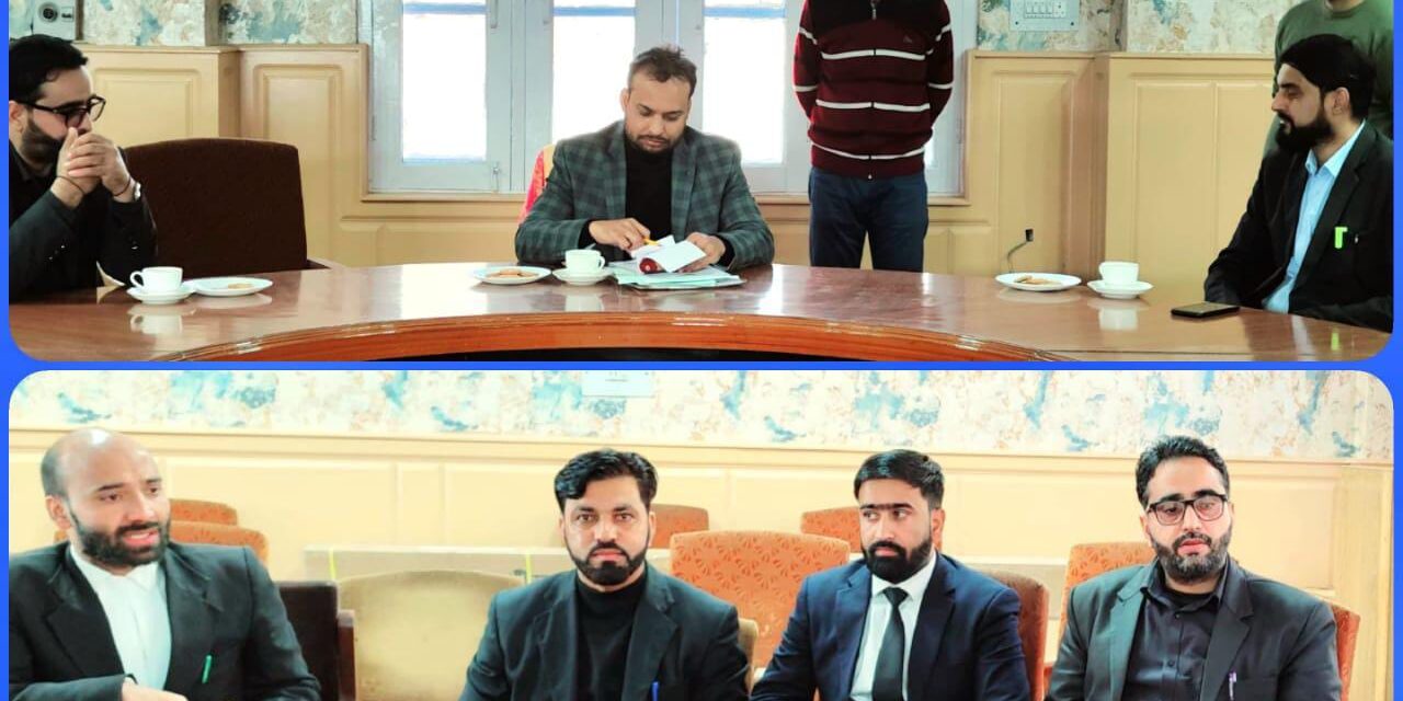 Review meeting conducted by Secretary DLSA Ganderbal