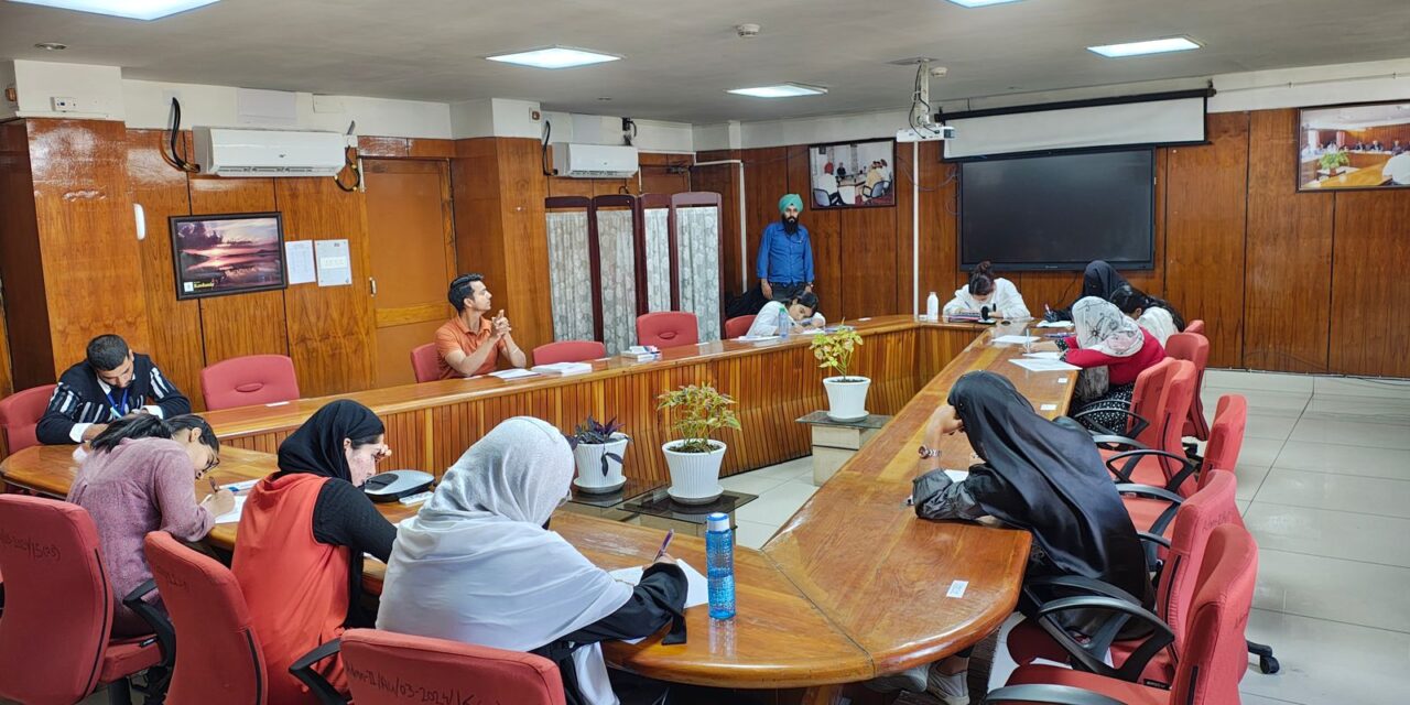 National Essay Writing Competition 2024 conducted in the office of the Principal Accountant General, J&K