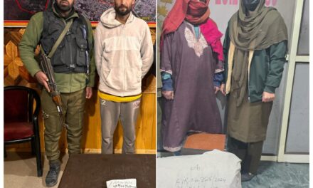 Police arrests 2 drug peddlers in Anantnag, Srinagar;Contraband substances recovered