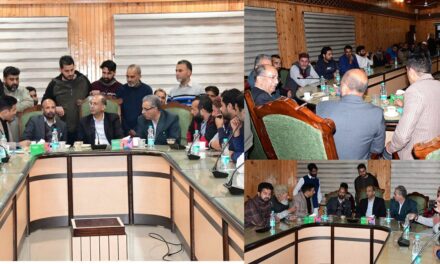 Advisor Nasir Aslam Wani visits Ganderbal; meets several public delegations