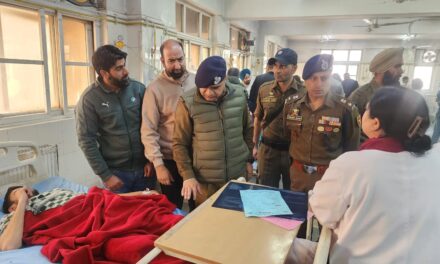 IGP Kashmir visits injured civilians of Srinagar grenade attack:Assures Strict action would be taken against the perpetrators of this crime