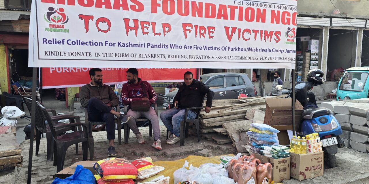 Ehsaas Foundation extends lifeline to Purkhoo fire victims, Bringing aid and hope to displaced Families