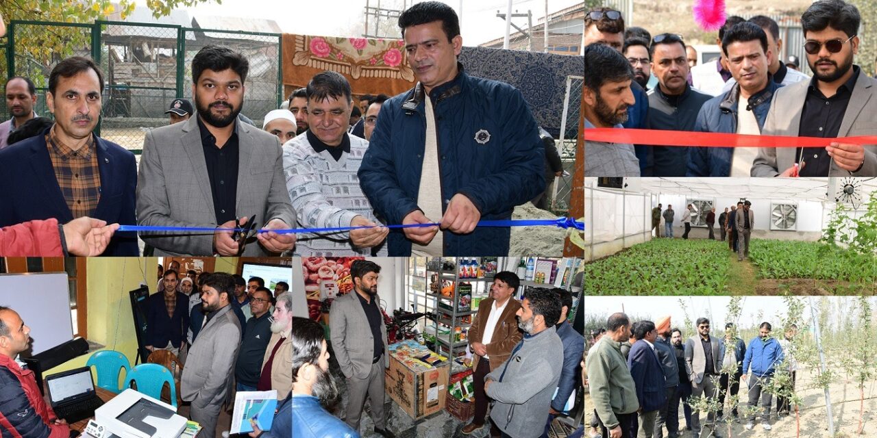 DC Ganderbal inspects Agriculture & allied sector projects under HADP