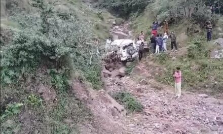 3 people killed as vehicle falls into gorge in Reasi