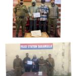 Police arrested 4 drug peddlers in Baramulla; Contraband substance recovered