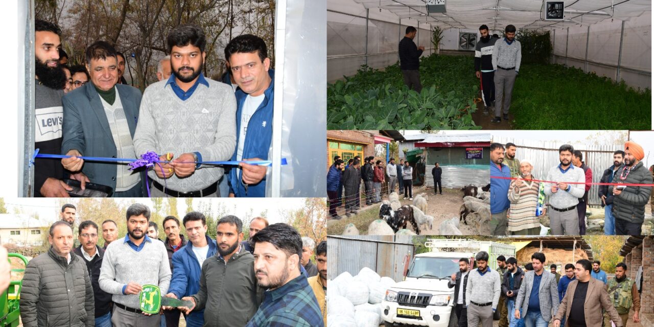 DC Ganderbal inspects, inaugurates various HADP approved projects at Block Lar