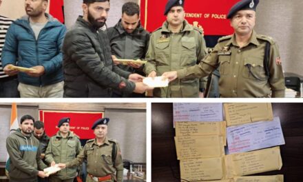 During the current year 2024; Cyber Cell Ganderbal traced/recovered 68 missing/stolen Moblie-Phones worth lakhs of rupees and solved huge online money/financial scam fraud