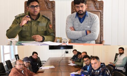 DC Ganderbal reviews security measures of key projects