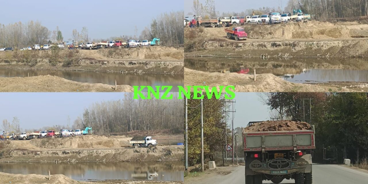 Despite court orders, Tippers ferry material uncovered in Sheikh zoo Ganderbal