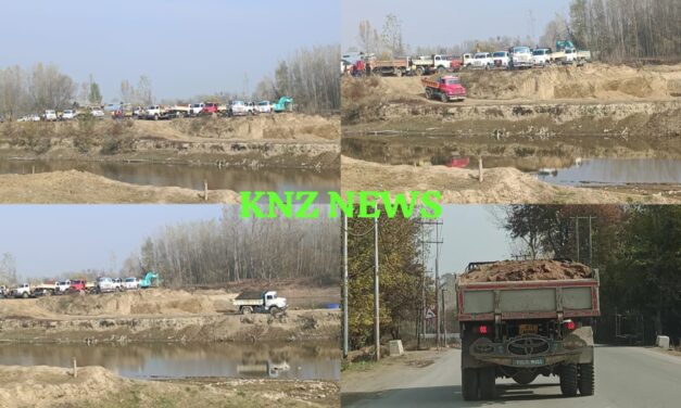 Despite court orders, Tippers ferry material uncovered in Sheikh zoo Ganderbal