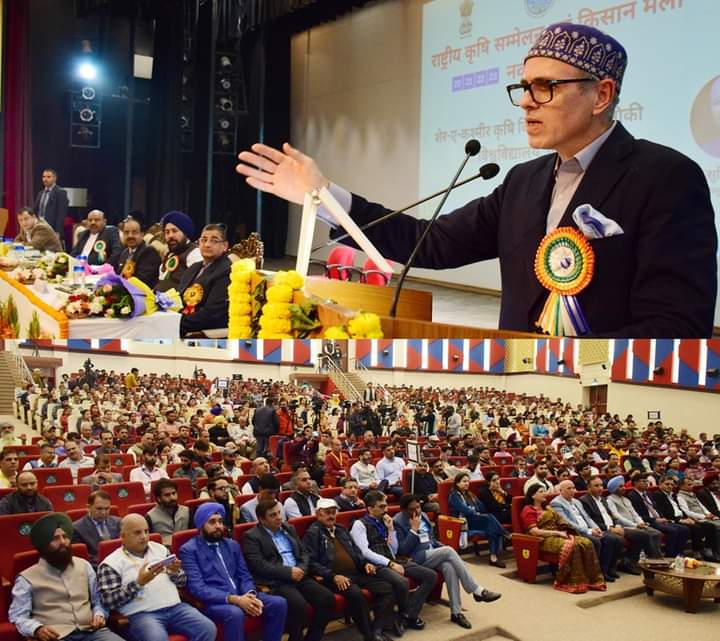 Chief Minister Omar Abdullah calls for focus on agriculture varsities to tackle climate change and boost J&K’s economy