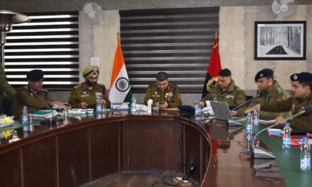 IGP Kashmir V.K Birdi Reviews Crime and Security Situation in Bandipora