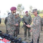 Army Commander reviews newly inducted ‘Asmi’ machine pistols in Udhampur