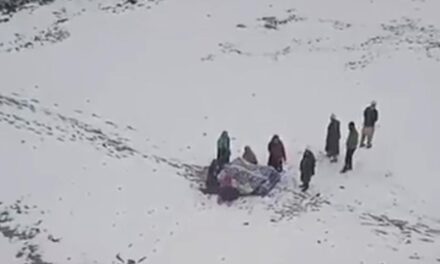 Woman delivers baby on snow-covered road in Machil Kupwara