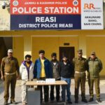 Four drug peddlers arrested in Reasi, 9.76 grams heroin recovered