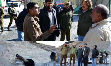 DC, SSP inspect security measures at Z-Morh, Zojila Tunnel Projects