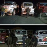 Illegal extraction & transportation of minerals;Police seizes 8 vehicles, arrests 8 drivers in Baramulla