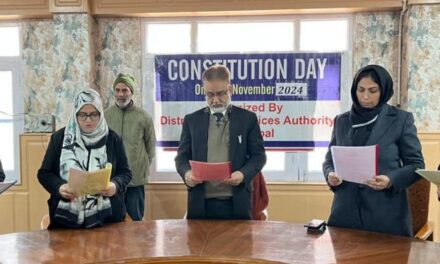 “Constitution Day” is celebrated with interactive Sessions and organisation of series of Awareness Programmes in Ganderbal.