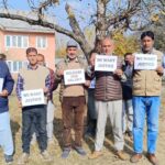 Salary with held for 3 months, Power employees stage protest in Kangan