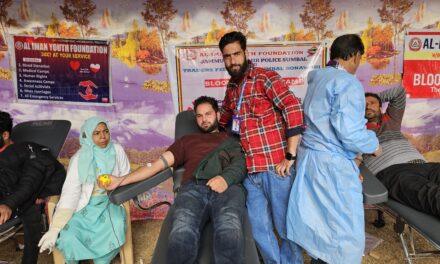 Al-Imaan Youth Foundation Organizes Blood Donation Camp in Sumbal