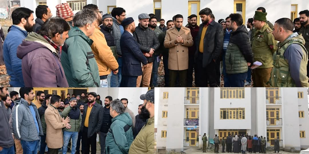 DC Ganderbal inspects facilities, progress of ongoing works at Transit Camp Wandhama