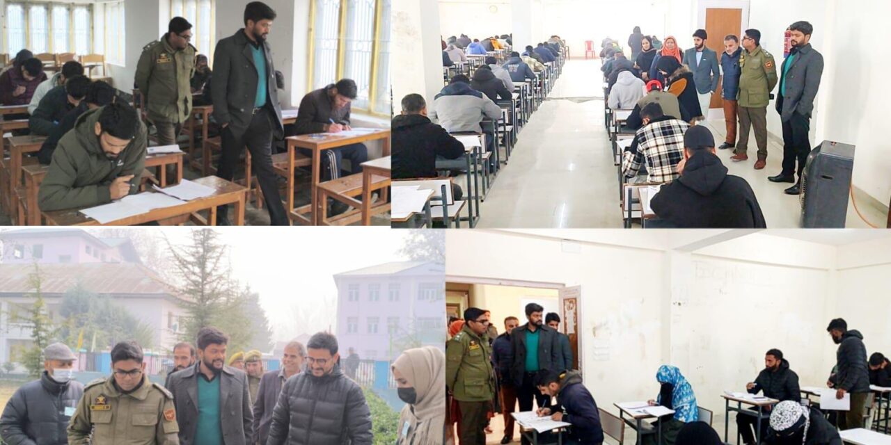 OMR-based examination for constable posts conducted successfully in Ganderbal