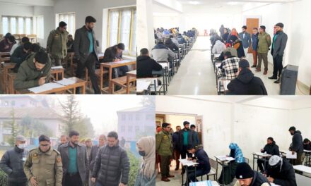 OMR-based examination for constable posts conducted successfully in Ganderbal