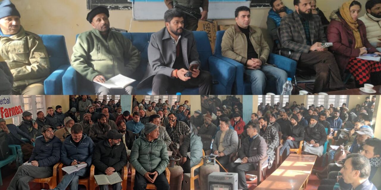 DC Gbl presides over Grievance Redressal Camp at Hariganiwan