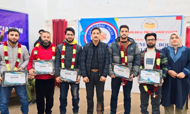 Ganderbal Press Association Elects New Office Bearers