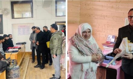 Principal GMC Baramulla Welcomed at Government Nursing College Baramulla