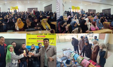 Mega Awareness camp cum Loan Mela was organized by JKWDC at Women Degree College, Batpora Srinagar.