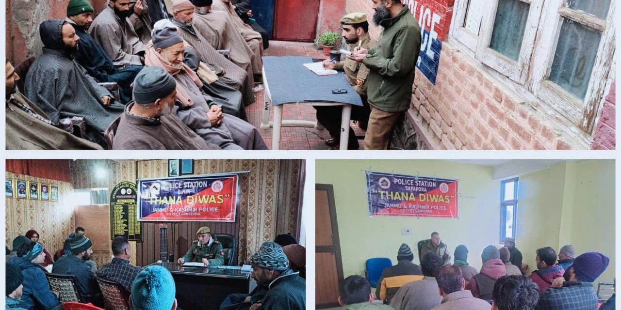 Ganderbal Police observed “THANA DIWAS” across the District