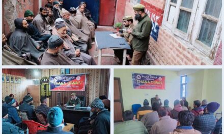 Ganderbal Police observed “THANA DIWAS” across the District