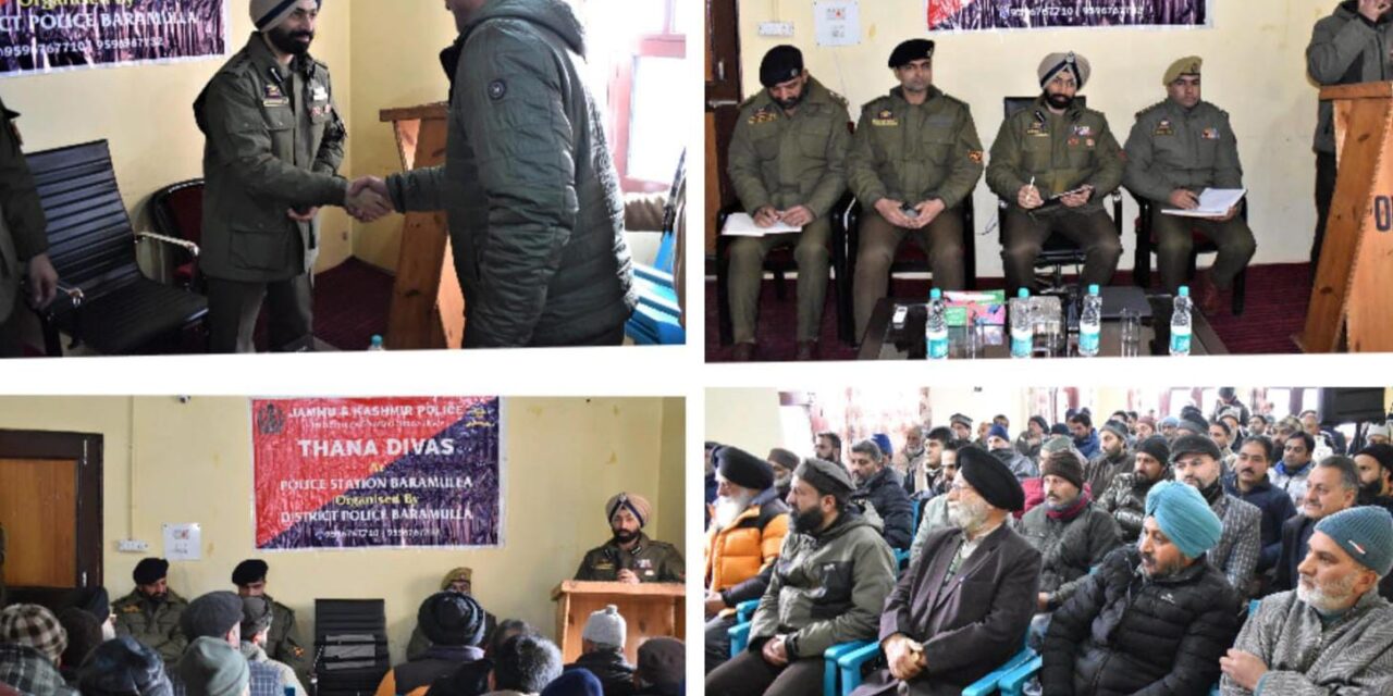 Police observes Thana Diwas in district Baramulla