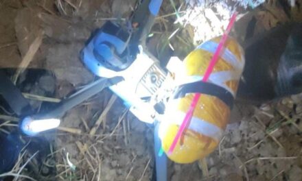 Pakistani drone with 495 grams of narcotics seized near IB in Jammu