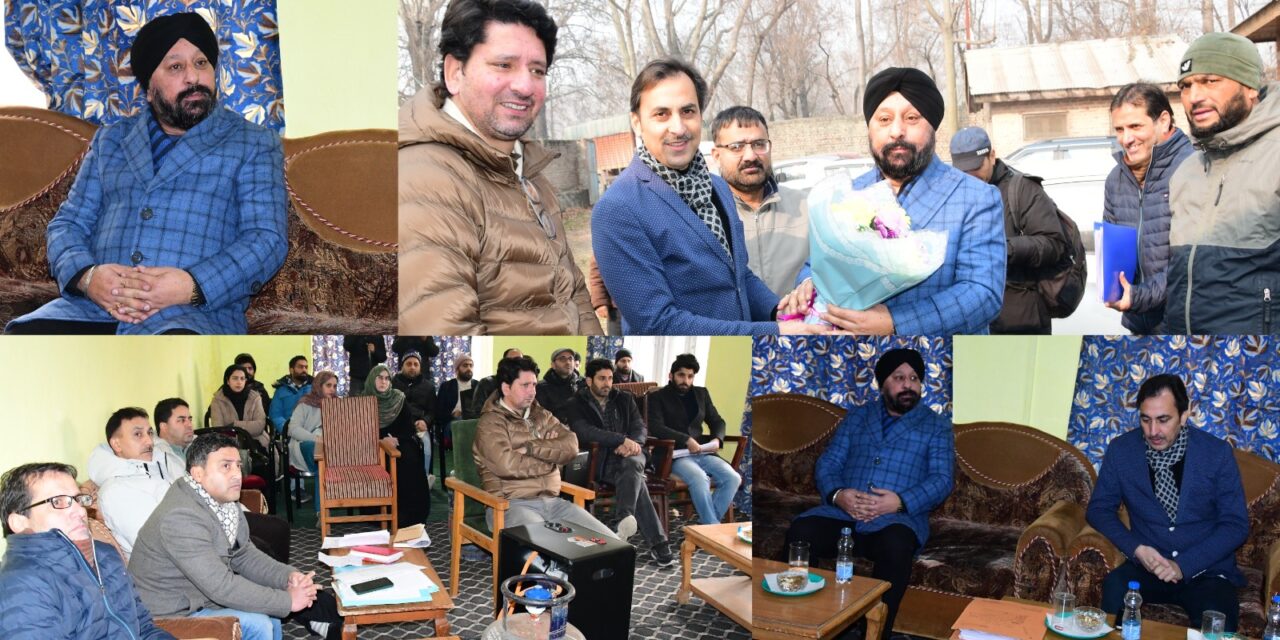 Director AHK reviews departmental activities, progress achieved under various schemes at Ganderbal