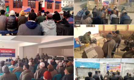 Police facilitates PCPG meetings in Kulgam