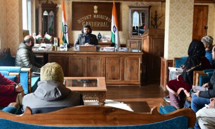 DC Ganderbal reviews implementation of Mission-YUVA