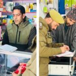 Ganderbal Police launches verification drive on sim vendors in Gund.