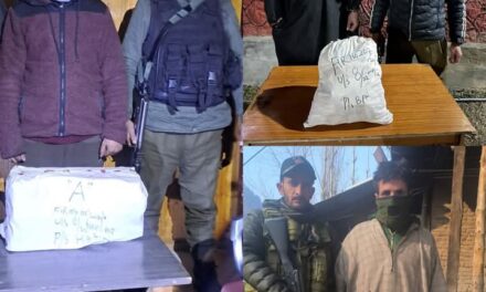 Police arrests three drug peddlers in Bandipora;Huge quantity of Contraband/psychotropic substances recovered