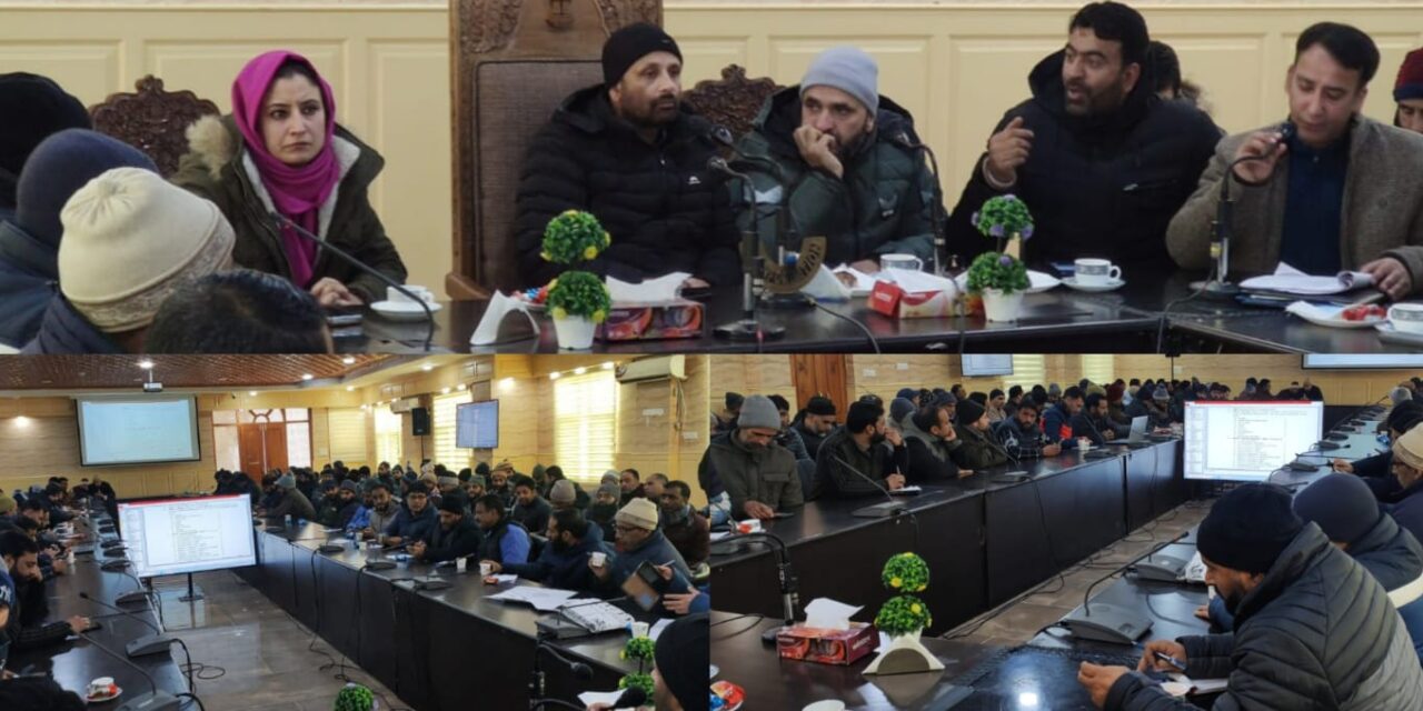 Training for Enumerators under Mission Yuva held at Ganderbal