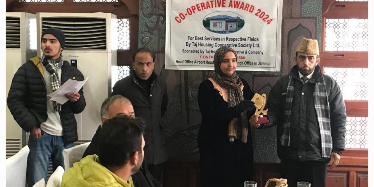 Co-op Taj Housing Bandipora Announces Awards for Outstanding Service Excellence