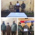 Police arrests 3 drug peddlers in Baramulla; contraband substances recovered