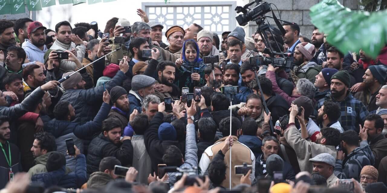 Mehbooba Mufti slams CM Omar for ‘silence’ on land acquisition, orchardists’ concerns